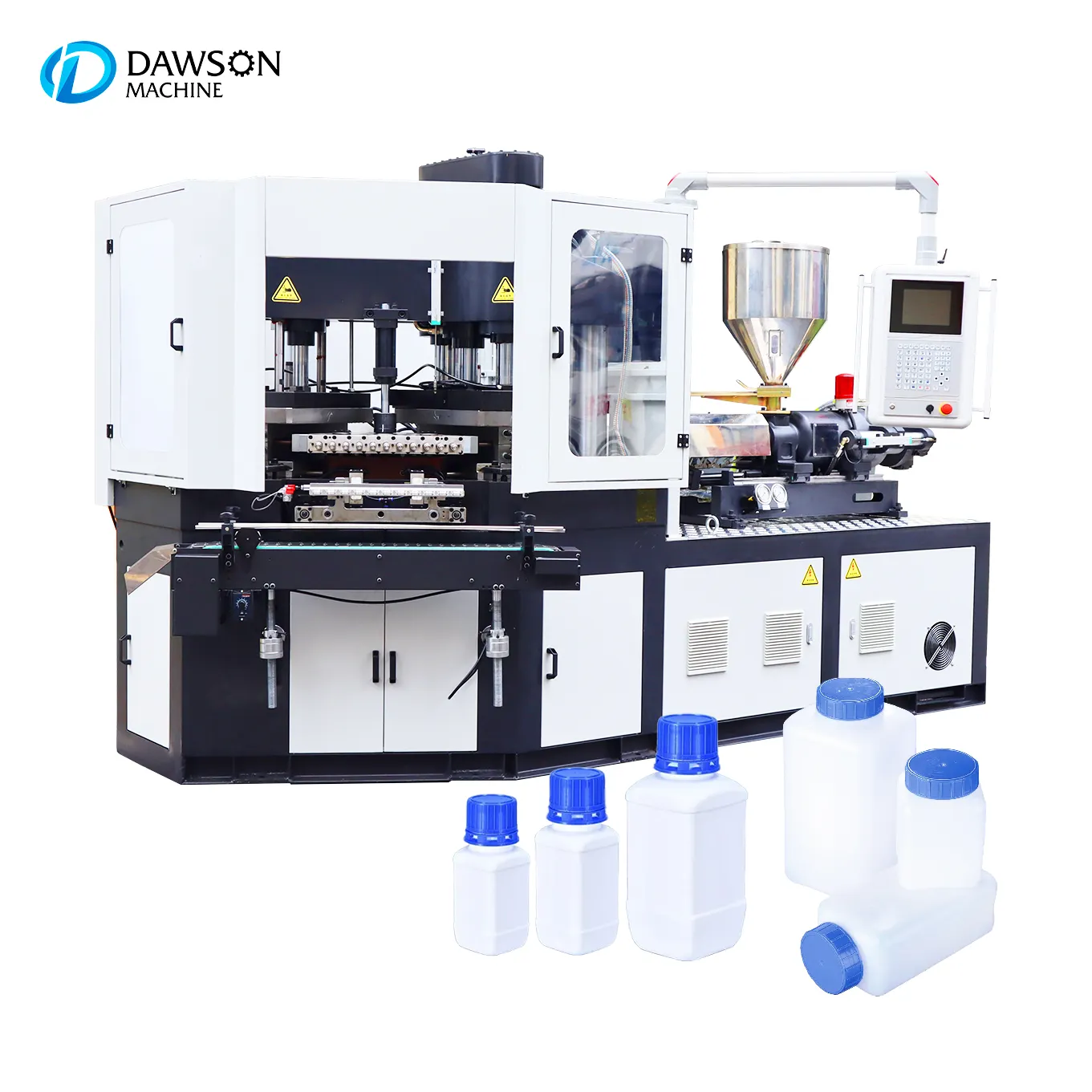 Automatic Square The best price of high standard fast moving plastic injection blow molding machine