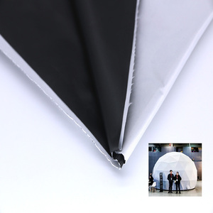 블랙아웃 돔 스크린 원단 방수 및 방화 폴리에스터 PU 코팅 정전기 방지 어린이용 차양막 - Product Image 1