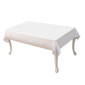 Nappe <span class=keywords><strong>de</strong></span> fête élégante à pois du fabricant, avec estampage doré, imperméable, anti-taches, <span class=keywords><strong>jetable</strong></span>, écologique, pour <span class=keywords><strong>table</strong></span> ronde - Product Image 5