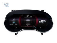 Tableau de bord numérique LCD YZ 12,3 pouces, compteur de vitesse pour Mercedes Benz Classe A W176 CLA C117 X117 GLA X156 Carplay