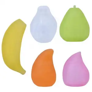 5 Shape Mini Fruit Jelly Male Masturbator Aircraft Cup For Man Transparent Penis Sex Toys Cheap