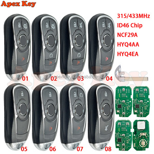 รีโมทกุญแจ ID46อัจฉริยะ315/433MHz สำหรับ Buick ENVISION LaCrosse 2017-2019 HYQ4AA เดือน/HYQ4EA ไร้กุญแจ - Product Image 1