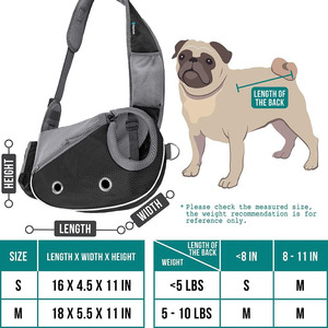 Free sample Pet <b>Carrier</b> Bags Reflective Portable Durable Breathable Neck Sling Single Shoulder <b>Dog</b> Bags Adjustable <b>Backpack</b> Bag - Product Image 2
