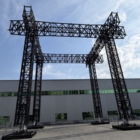Support d'éclairage en treillis d'aluminium, treillis de scène événementiel, treillis en aluminium, treillis en boîte 300mm*300mm