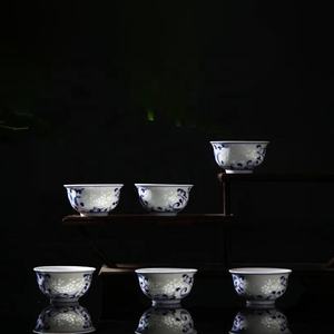 Juego de Teteras Chinas Clásicas al por Mayor, 8 Piezas, Juego de Tazas de Té de Porcelana Azul y Blanca para Sala de Estar - Product Image 5