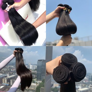 Bán buôn 22-inch thẳng Remy dệt Brazil tóc con người giá rẻ trực tuyến bán nhà máy giá từ JOHANNESBURG - Product Image 2