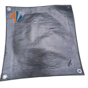 Lona de tecido resistente impermeável para barraca de acampamento, lona de plástico PE transparente transparente com preço de atacado