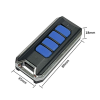Nouveau design modèle privé 433MHz 4 canaux contrôle RF 4 boutons porte électrique porte de garage télécommande