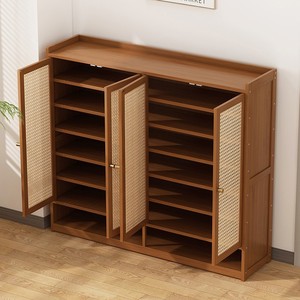 Simple indoor <b>shoe</b> <b>rack</b> for home use, suitable for rental apartments, economical multi-layer dustproof <b>shoe</b> cabinet. - Product Image 1