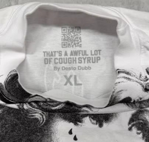 Ropa de Hombre Camisetas Estilo Y2K Streetwear de Calidad Superior 100% Algodón Camisetas para Hombre con Frase "THAT'S AN AWFUL <span class=keywords><strong>LOT</strong></span> OF COUGH SYRUP" - Product Image 4