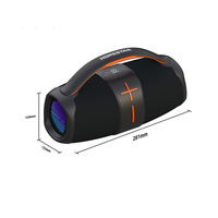 Altavoz Bluetooth Portátil Hopestar H60 de 20W, Resistente al Agua IPX7, con Luz RGB Rítmica, Radio FM Estéreo TWS, para Exteriores