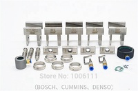 Juego de Herramientas de Reparación y Prueba de Abrazaderas para Inyectores Common Rail Diésel BOSCH, DENSO, CUMMINS