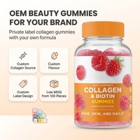 Gummies de Collagène 300mg et Biotine 2000mcg pour Cheveux, Peau et Ongles – Complément Beauté OEM ODM