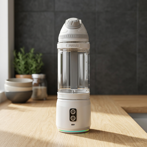 Licuadora Portátil de 700 ml con Cuchillas Reversibles para Evitar Atascos, a Prueba de Fugas y Recargable, para Hacer Smoothies en Viajes y la Oficina - Product Image 1