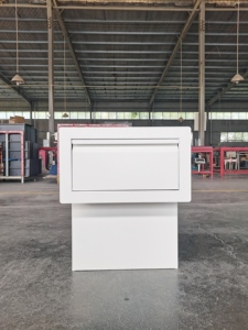 Buzón de paquete integrado de pared de acero galvanizado personalizado directo de fábrica con cerradura <span class=keywords><strong>Digital</strong></span> - Product Image 2