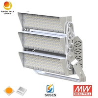 Reflector LED de 240W de Aluminio para Estadios Deportivos, Iluminación para Aeropuertos, Campos de Fútbol, Plazas, Muelles y Torres de Iluminación