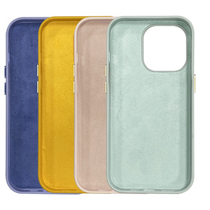 Étui de téléphone personnalisé de luxe en cuir matelassé veste d'hiver étui de téléphone 3D en tissu doux pour iphone 14 13 12 pro x xr max - Product Image 3