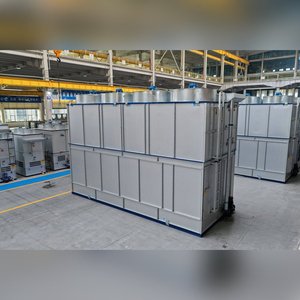 Condenseur évaporatif à flux croisé écoénergétique et écologique en aluminium-zinc, à <span class=keywords><strong>circuit</strong></span> fermé, pour brasserie - Product Image 1