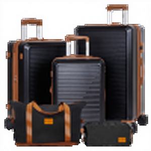 Juego de Maletas de Mano Ligeras para PC, Expandibles, con Candado TSA, en Negro, para Uso Personal y Empresarial - Product Image 1