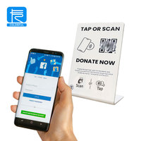 Soporte Acrílico NFC Personalizado de Alta Calidad para Reseñas en Redes Sociales 2024
