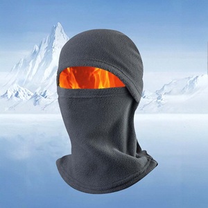 Masque de ski Balaclava doublé de polaire, couvre-visage chaud, protection du cou, sports de plein air, unisexe, adulte, ajustement réglable - Product Image 2