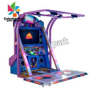 Machine d'arcade Dance Dance Revolution colorée, entièrement automatique, de haute qualité, à monnayeur, pour échange de tickets, pour parcs - Product Image 3