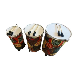 Orff Percussion Instrument 10/13/16 Inch Wooden <b>Hand</b> <b>Drum</b> With Mallets Durable for Kids Performance and Music Education - Product Image 1
