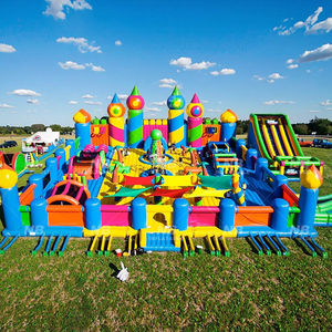 Parque Temático Inflable de PVC Personalizado Comercial para Niños y Adultos, Parque de Atracciones al Aire Libre con Soplador - Product Image 2