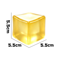 Jouet Squishy de 5,5 cm, toucher doux, rebond rapide, logo personnalisé OEM, cube anti-stress en plastique souple