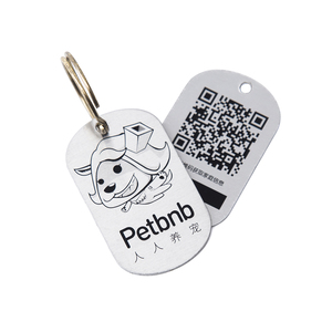 Medaglietta per cani in acciaio inossidabile con etichetta identificabile in metallo con stampa medaglia per cani - Product Image 1