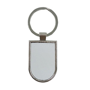 Venta al por mayor de llaveros artesanales DIY sublimación de un solo lado llaveros de metal en blanco - Product Image 6