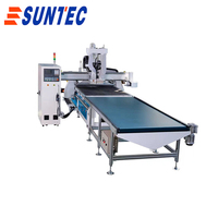 Étiquette automatique chargement haut bas déchargement atc cnc routeur imbrication cnc 3d sculpture cnc pour ligne de meubles en panneaux de bois