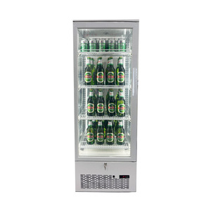 Réfrigérateur Pepsi à affichage vertical en verre à 4 côtés à dégivrage automatique 220V électrique avec double porte et compresseur Climat frais - Product Image 2