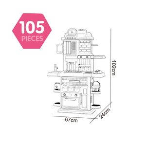 Ensemble de cuisine en plastique pour enfants avec boîte à fruits à découper pour faire semblant de cuisiner - Cadeau du Nouvel An unisexe - Product Image 5