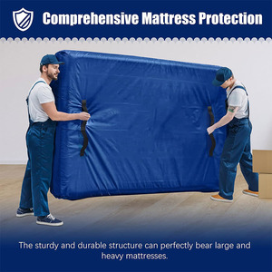 Borsa per Materasso con Cerniera Impermeabile, Resistente a Strappi e Forature, Riutilizzabile, per Traslochi, per Materassi Queen, California King, Cali King, XL - Product Image 4