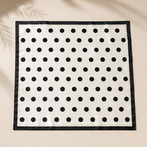Foulard carré en soie satinée 100% personnalisé, 12 Momme, 35 pouces, 90x90cm, foulard en soie imprimé, foulard pour femme, accessoire de mode - Product Image 1