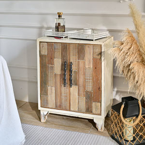 INNOVA Solid Wood Panel <b>Sideboard</b> Accent Cabinet Rustic Farmhouse Living Room Storage for Kitchen and Hotel Use - Product Image 3