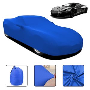 Full <b>Car</b> Protective Cover Stretch Dust Resistant Super Soft Breathable Scratch Prevention With <b>Mirror</b> Pockets - Product Image 3