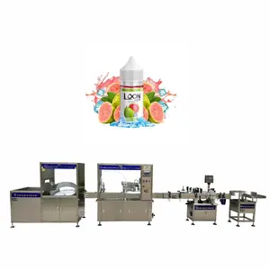 10ml 60ml 120ml Automatic chubby gorilla bottle unscrambler feeding sorting filling capping labeling machine