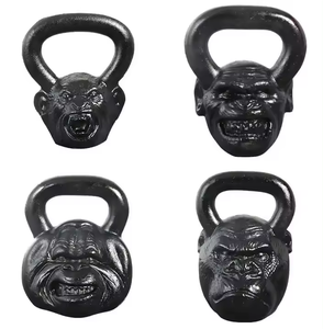 Pesa Rusa de Hierro Fundido con Diseño de Cara de Mono, Personalizable con Logotipo, Resistente, para Gimnasio, Entrenamiento de Fuerza y Competencia - Product Image 6