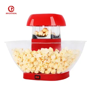 Portable Popcorn Makers Machine Electric Non-Stick Hot Air Mini Retro Popcorn Maker