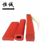 Tira de sellado de junta de puerta de esponja de espuma de goma Epdm de silicona cuadrada de goma resistente a altas temperaturas extruida