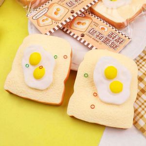 Juguete Antiestrés de TPR con Forma de Huevo de Conejo, Ultra Suave, de Rebote Lento, para Aliviar el Estrés, Juguete Sensorial de Succión para Dedos, Bonito Juguete de Descompresión con Forma de Comida - Product Image 5
