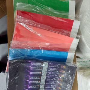 Printable Custom Logo Disposable <b>Paper</b> Wristbands with Inkjet Coating for Inkjet Printer Waterproof Custom Color Promotional Use - Product Image 4