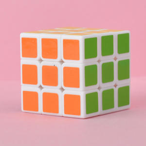 Cubo di Puzzle di Macaron senza adesivi 3x3x3 cubetti di magia popolare regalo di scuola popolare cubo magico - Product Image 5