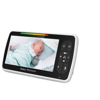 Caméra de surveillance pour bébé HD 6,5 pouces avec capteur d'image CMOS, moniteur pour bébé