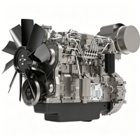 Générateur diesel de type ouvert fiable pour alimentation de secours 200 kW 250 kVA, alimenté par alternateur SDEC ATS en cuivre pur
