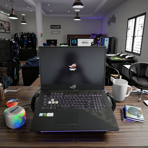 华硕ROG Strix Scar 2 I7-8750H GTX 1060 (6G) 16G 512G 15.5英寸二手学生游戏笔记本电脑热卖 - Product Image 1