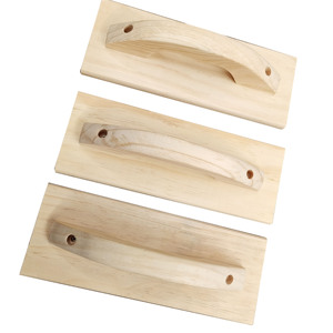 Truelle de plâtre en bois, peigne en plastique, grattoir avec manche en bois pour plan de plâtre en bois - Product Image 1