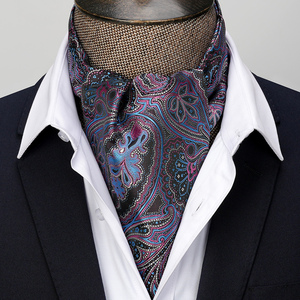 ファッションスタイルカスタムロゴPaisley Cravate Coffret Jacquard Luxury Men Assots - Product Image 1